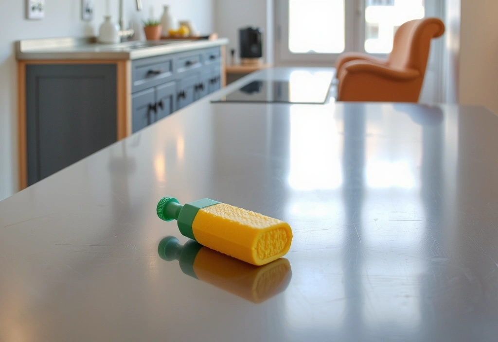 Détail inox dégraissé